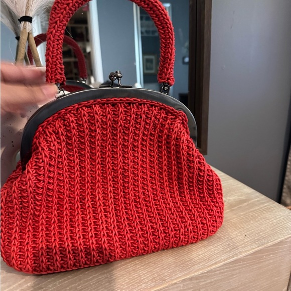 Patricia Nash Red Mini Bag with Vintage Charm - Picture 7 of 7